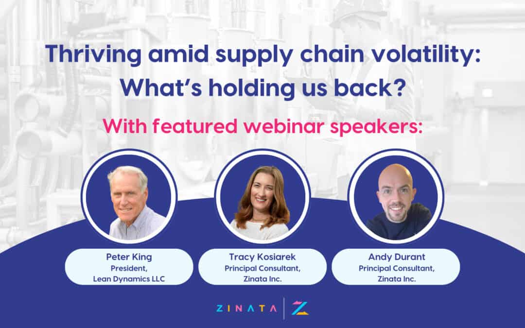 Thriving amid supply chain volatility: What’s holding us back?